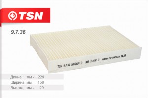 фильтр салона! \ Renault Megane/Clio/Kangoo 1.4-2.098> 9.7.36 TSN