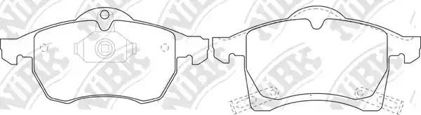 Колодки тормозные OPEL ASTRA G 1.8-2.2 16v/ZAFIRA A/B 1.6/1.8 передние PN0118 PN0118 NIBK