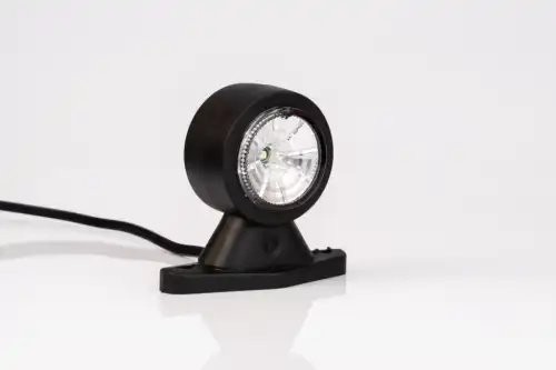 фонарь габаритный! рожок LED прямой, на кор. ножке, L=88мм, с кабелем, 12-36V\ FT009ALED FRISTOM