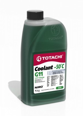 Антифриз TOTACHI NIRO COOLANT Green -50C G11 1кг 44701 44701 TOTACHI