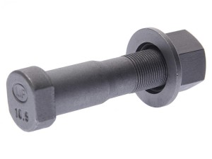 Болт ступицы МАЗ колеса М22х1.5х105.0 длинный ЕВРО (тефлон) с гайкой в сборе MEG 90000017 MEGA POWER