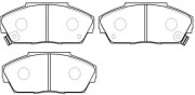 Колодки тормозные HONDA Accord (88-) передние (4шт.) HSB HP8169 HSB