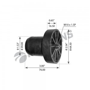 Буфер VOLVO FH12,FH13,FH16,FM9,FM12,FM13 кабины нижний MANSONS 900.042 MANSONS