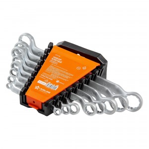 Набор рожково-накидных ключей ( 8 предметов) "AIRLINE" PRO (с изгибом 6х7 мм-20х AT848 AIRLINE