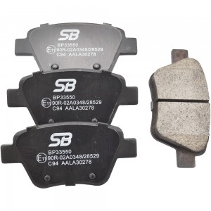 Колодки тормозные задние (VW GOLF VI, JETTA IV, SKODA OCTAVIA (1Z_)) BP33550 BP33550 SB NAGAMOCHI