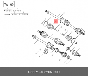 ПЫЛЬНИК ШРУСА НАРУЖНЫЙ 4082061900 GEELY