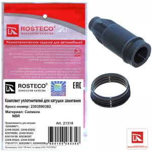 Ремкомплект RENAULT Duster катушки зажигания ROSTECO 21318 ROSTECO