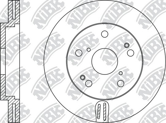 Диск тормозной ACURA TL Type-S 3.2L 96-07 RN1413 RN1413 NIBK