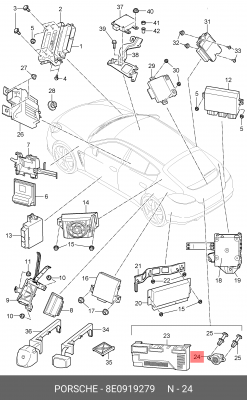 датчик парктроника!\ VW A4/B9/RS4 quattro 17>/A6 C8 8E0 919 279 VAG