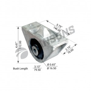 опора подвески кабины! в сборе с сайлентблоком FRL FLC 360013 MANSONS