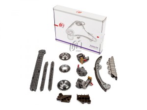 Комплект ГРМ Nissan VQ35DE 2001-2005 (3 цепи+3 натяжителя+ успокоители+3 звездоч 30CDC054 UNITED MOTORS PRO