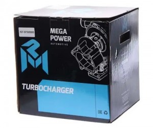 Турбокомпрессор КАМАЗ дв.ЕВРО-3 левый (патрубок 690539) (6 шп.) MEGAPOWER 11014027 MEGA POWER