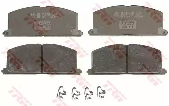 Колодки тормозные TOYOTA Camry,Carina,Corolla (83-92) передние (4шт.) TRW GDB323 TRW
