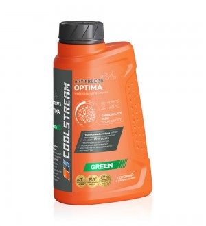 Антифриз зеленый -40C 1.1кг/1л Optima COOL STREAM CS010701GR COOLSTREAM