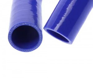 Патрубок ГАЗ-3308,3309 дв.ММЗ-245 радиатора комплект 2шт. синий силикон MEGAPOWE 13017016 MEGA POWER