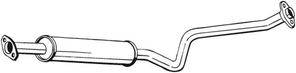 Глушитель NISSAN Primera (01-07) средняя часть BOSAL 284-099 BOSAL