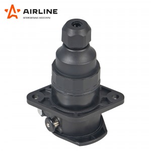 Розетка прицепа,тягача 24В 15 контактов пластик гайка ATE-34 ATE34 AIRLINE