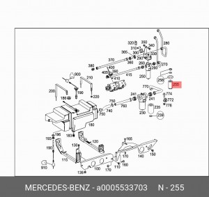 Картридж фильтра масляного* A 000 553 37 03 MERCEDES BENZ