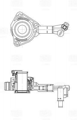 Муфта выкл. сцеп. Ford Mondeo IV (07-) 2.0i (гидравл.) (CT 1007) CT1007 TRIALLI