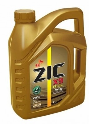 Масло моторное ZIC X9 FE 0W30 синт.4л 162683 ZIC