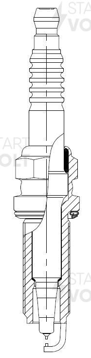 Свеча зажигания для а.м Nissan Qashqai J11 14-,X-Trail T32 14- 2.0i Ir,Ir VSP141 VSP 1412 START VOLT