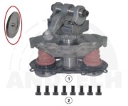 Р/к суппорта [механизм регулировки в сборе, с рычагом] 081070120 ANDAC