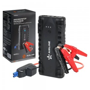 Устройство пусковое "AIRLINE" 14.8V 750А 12000 мАч (умные провода, пуск ДВС 3.0d AEAB006 AIRLINE