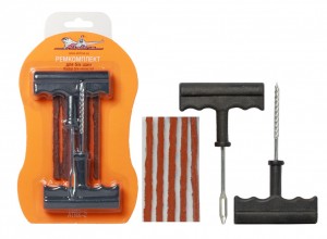 Набор для ремонта бескамерных шин (шило, игла, 5 жгутов самовулканизирующихся ко ATRK-2 AIRLINE