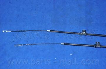 Трос ручного тормоза SSANGYONG REXTON 02-06 диск. PTD-030 PTD-030 PMC PARTS MALL