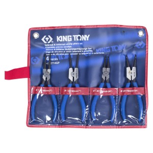 комплект съемников !стопорных колец 4 пр. KINGTONY\ 42114GP KING TONY