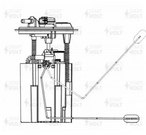 Модуль топливного насоса для а/м Renault Megane III (08-)/Fluence (10-) 1.6i сли SFM 0918 START VOLT