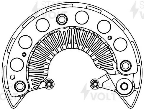 Мост диодный генератора VDB 2505 START VOLT