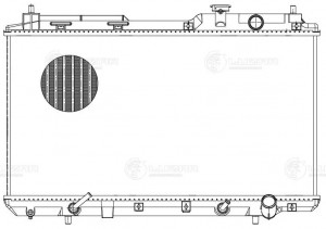 Радиатор охл. для ам Honda CR-V (95-) 2.0i АТ (LRc 2317) LRC 2317 LUZAR