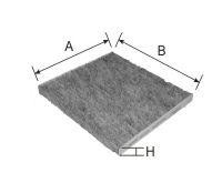 Фильтр салонный угольный  AG169CFC AG 169 CFC GOODWILL