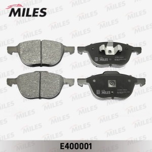 Колодки тормозные передние (без датчика) (Смесь Low-Metallic) FORD FOCUS II 04-/ E400001 MILES