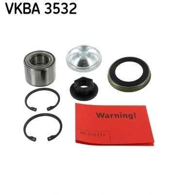 Подшипник ступицы FORD Focus,Fiesta,Fusion задней (АБС) (с кольцом) SKF VKBA3532 SKF