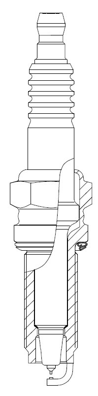 Свеча зажигания для а/м JAC JS6 (21-)/Voyah Dream (21-)/Free (23-) 1.5T Ir+Pt (V VSP 2727 START VOLT