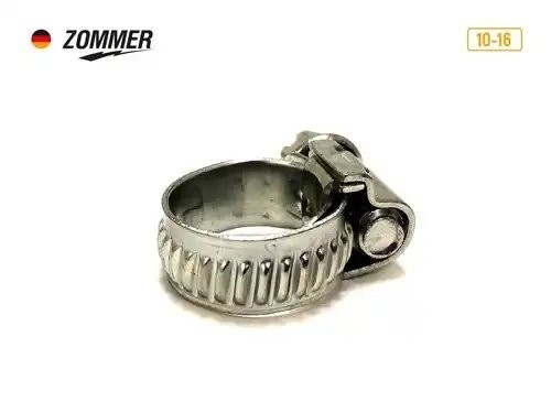 Хомут червячный 10-16 мм  10шт 1016 ZOMMER
