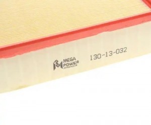 Фильтр воздушный VW Passat B5 (98-05) AUDI A4 (00-),A6 (98-05) MEGAPOWER 130-13-032 MEGA POWER