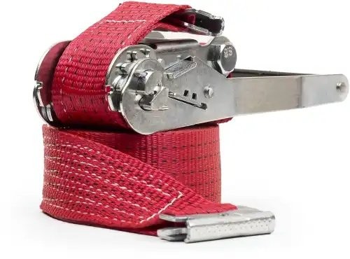 ремень стяжной! 3.6м 3т, с храповиком, для такелажной рейки (ласточкин хвост) BRX0020013 BRIX