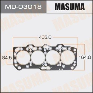 прокладка ГБЦ! 1.6мм\ Mitsubishi Galant/Lancer 2.0D/TD 4D68/T 92> MD-03018 MASUMA