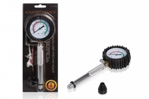 Компрессометр для бензиновых ДВС резьбовой /AIRLINE/ ATCM02 AIRLINE