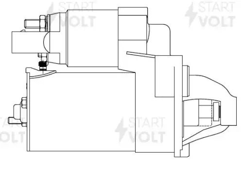 Стартер для а/м VAG Passat B5 (00-)/A4 (01-) 1.8T/A4 (04-) 2.0i/2.0TFSI 1,1кВт ( LST 1855 START VOLT