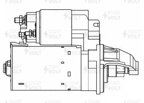 FORD C-MAX (2003-2011)/ FOCUS II (2005-2008) 12V 1.4кВт LST1078 START VOLT