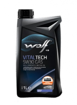 WOLF VITALTECH 5W30 GAS 1L ACEA C3 API SN/CF 1048500 WOLF