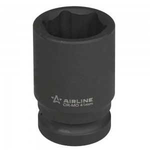 Головка ударная торцевая 1 DR шестигранная 41 мм L=90 мм (ATAS104) ATAS104 AIRLINE