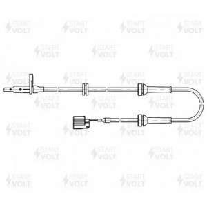 Датчик ABS для а/м Nissan Qashqai J11 13- перед. кол. VSABS1401 VSABS1401 START VOLT