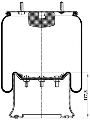 DAF/ROR/RENAULT/SCANIA/SAF с металлическим стаканом T0070-0813V2 TOPCOVER
