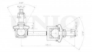 Стойка стабилизатора задняя SSP-50257 UNIO
