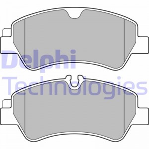 Колодки тормозные FORD Transit (14-) задние (4шт.) DELPHI LP2662 DELPHI
